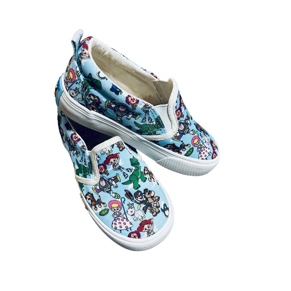 Disney Pixar's Toy Story Slip On Ground Up Shop Size 10 Sneaker Unisex Kid - Picture 2 of 7